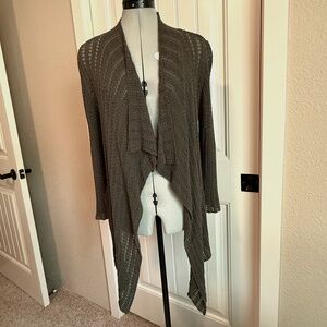 Coldwater Creek Cardigan Size 6-8 Olive Green